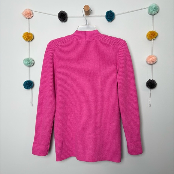 Ann Taylor Pink Ribbed Cardigan - Picture 7 of 9